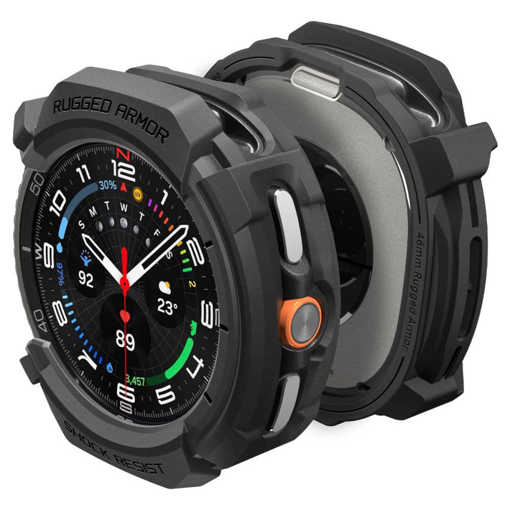 Spigen Rugged Armor pro Samsung Galaxy Watch8 Classic matná černá - náhled 2
