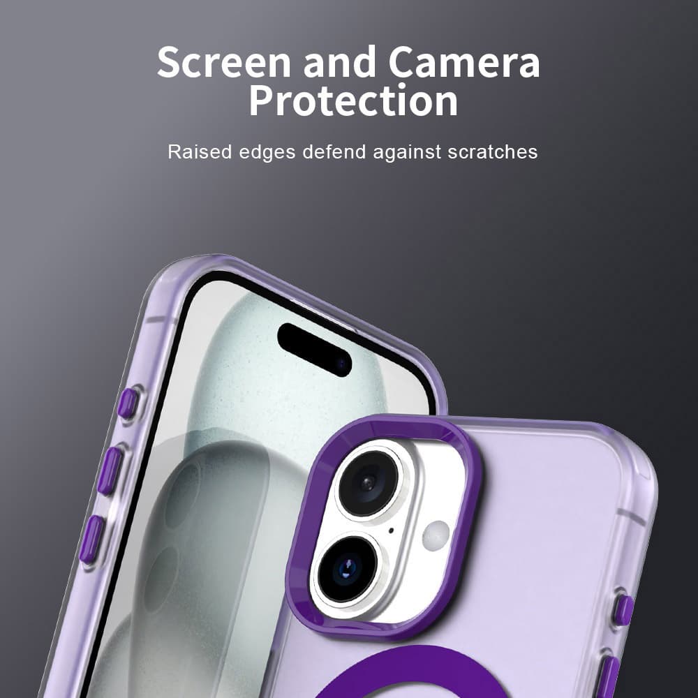 Techsuit CandyCase MagSafe pro iPhone 17 fialová - náhled 2