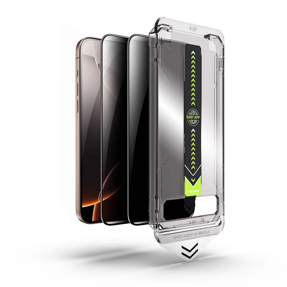 Techsuit TitanGlass FullCover 2 ks iPhone 12 iPhone 12 Pro soukromí - náhled 2