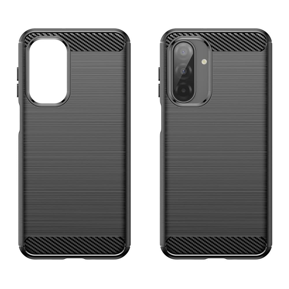 Techsuit Carbon Silicone pro Samsung Galaxy A17 5G A17 4G černý - náhled 2