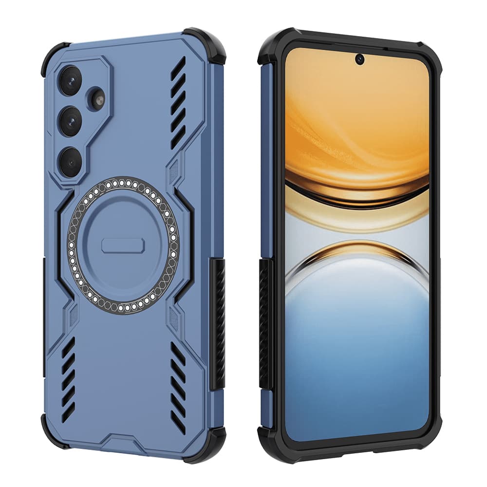 Pouzdro Techsuit ArmorMag pro Samsung Galaxy A55 5G modré - náhled 2