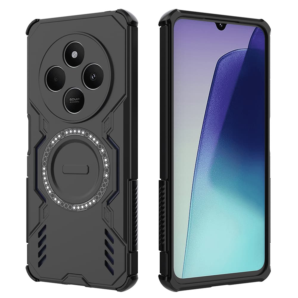 Pouzdro Techsuit ArmorMag pro Xiaomi Redmi 14C Poco C75 černé - náhled 2