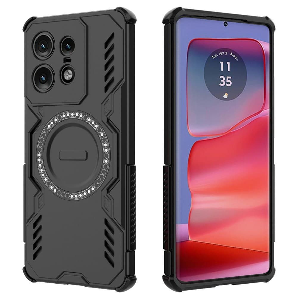 Pouzdro Techsuit ArmorMag pro Motorola Edge 50 Pro černé - náhled 2