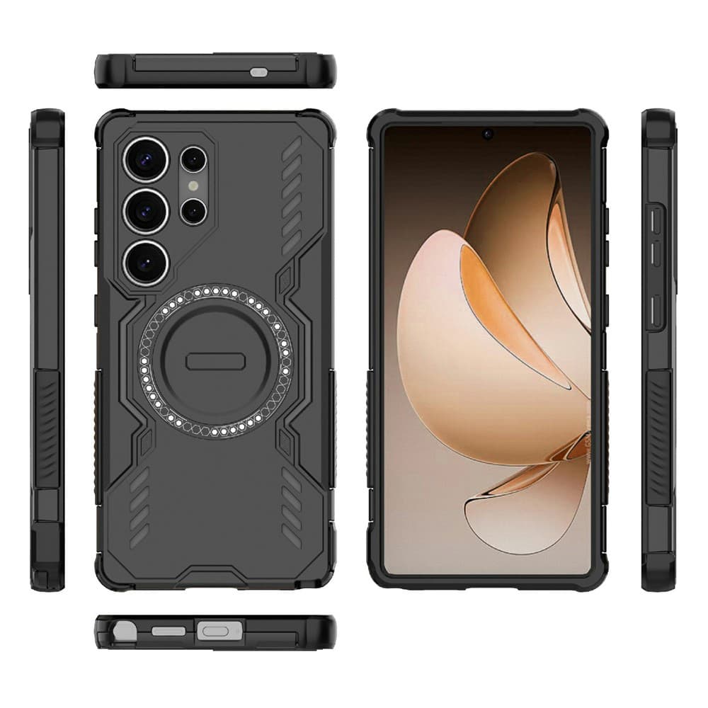 Pouzdro Techsuit ArmorMag pro Samsung Galaxy S25 Ultra černé - náhled 2
