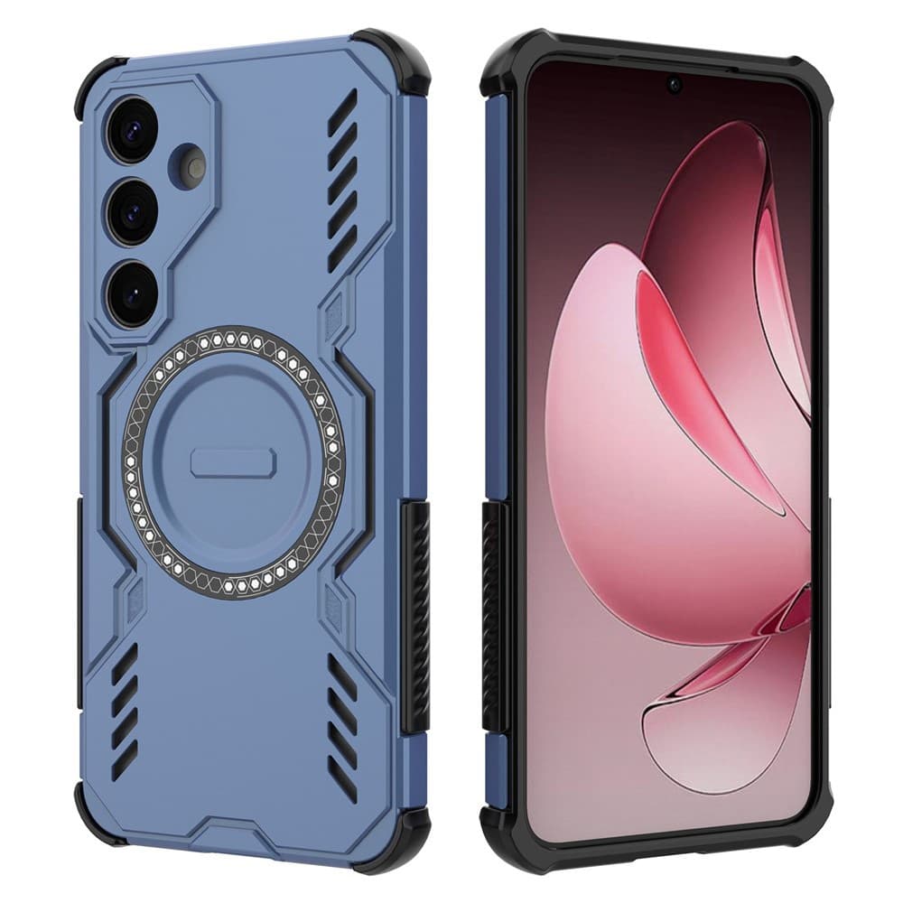 Pouzdro Techsuit ArmorMag pro Samsung Galaxy S25 Plus modré - náhled 2