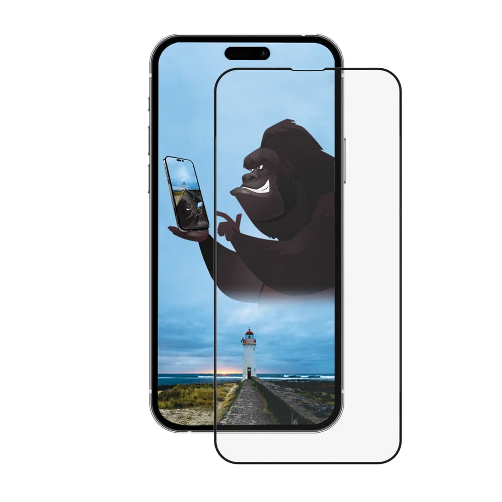 Ochranné sklo ANANK 2.5D CG pro iPhone 15 Pro Max černé - náhled 2