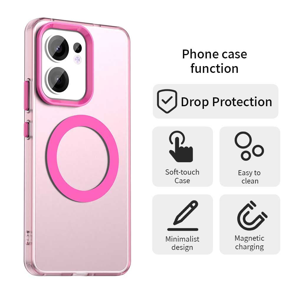 Techsuit CandyCase MagSafe pro Oppo Reno13 F 4G Reno13 F 5G Reno13 FS 5G růžová - náhled 2