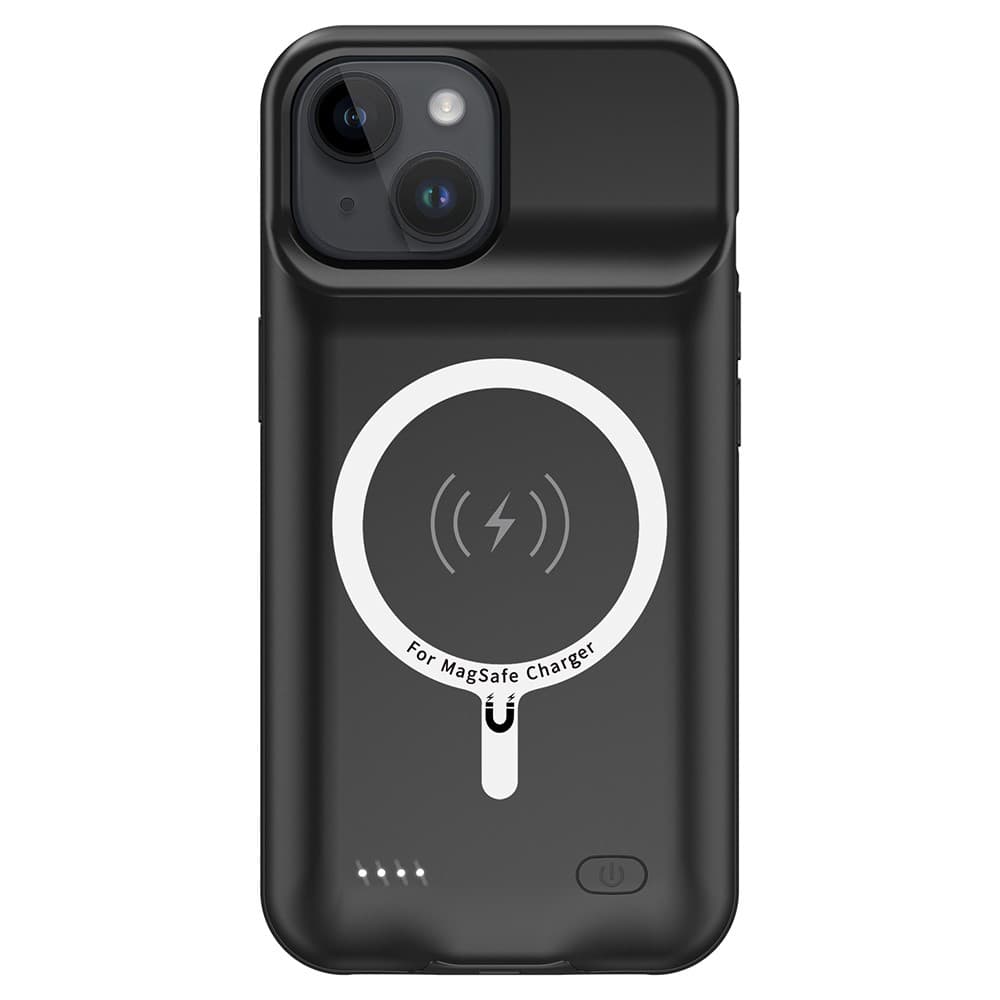 Techsuit Power Pro MagSafe Bateriové pouzdro iPhone 15 Plus 8500mAh Černé - náhled 2