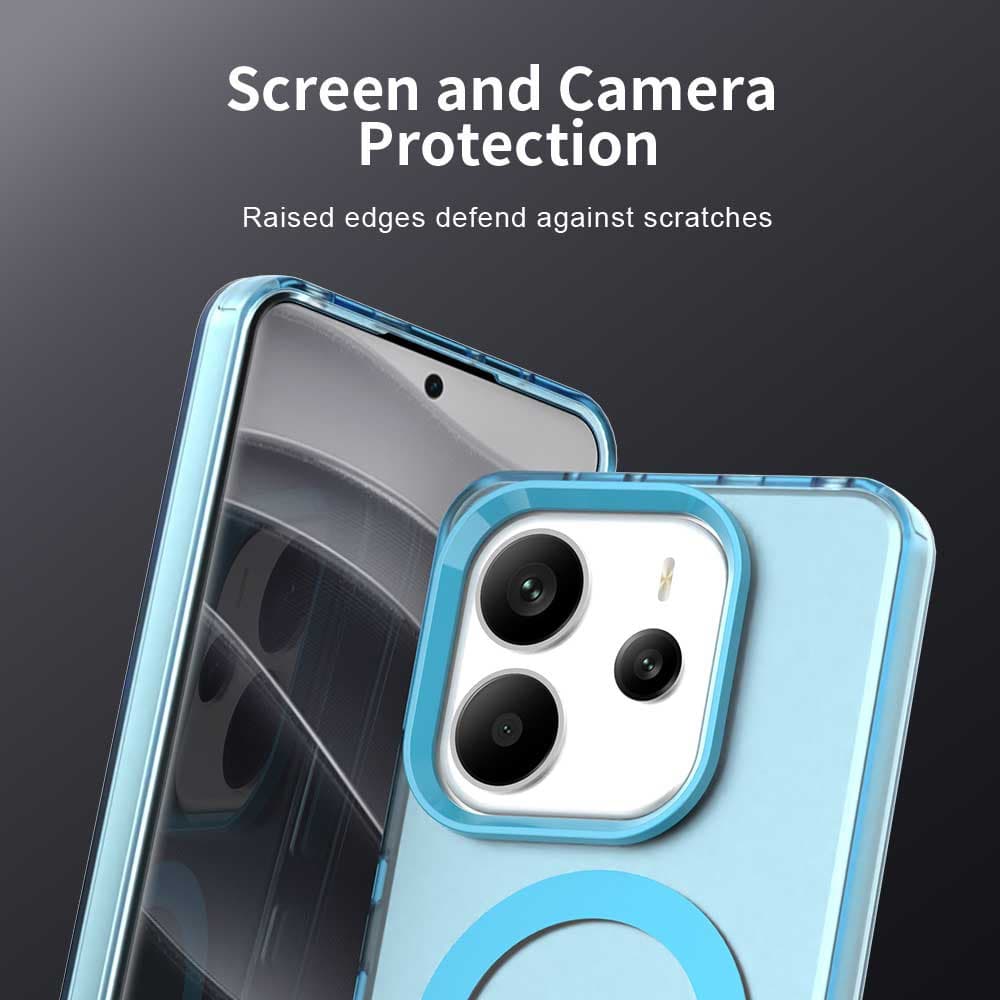 Techsuit CandyCase MagSafe pro Xiaomi Redmi Note 14 5G modrá - náhled 2