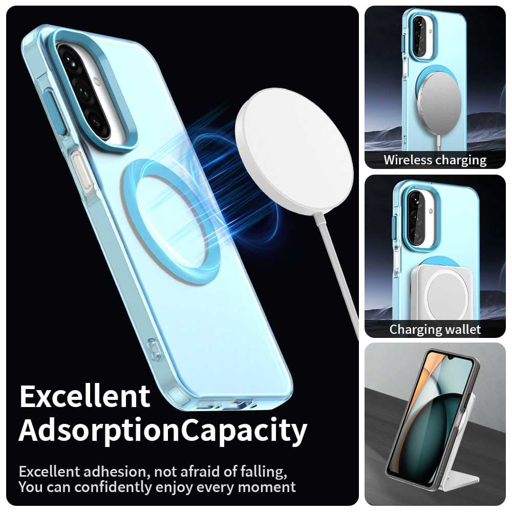 Techsuit CandyCase MagSafe pro Samsung Galaxy A17 5G / A17 4G modrá - náhled 2