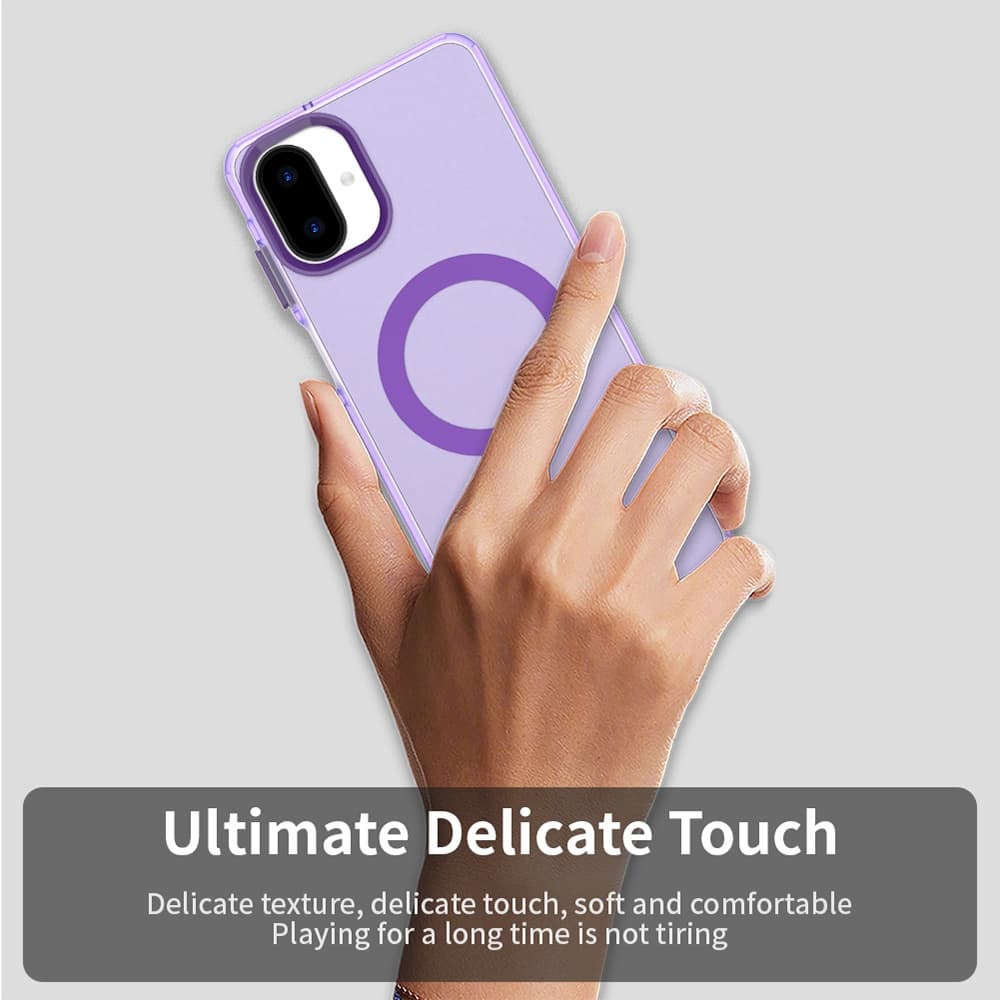 Techsuit CandyCase MagSafe pro Samsung Galaxy A07 4G fialová - náhled 2