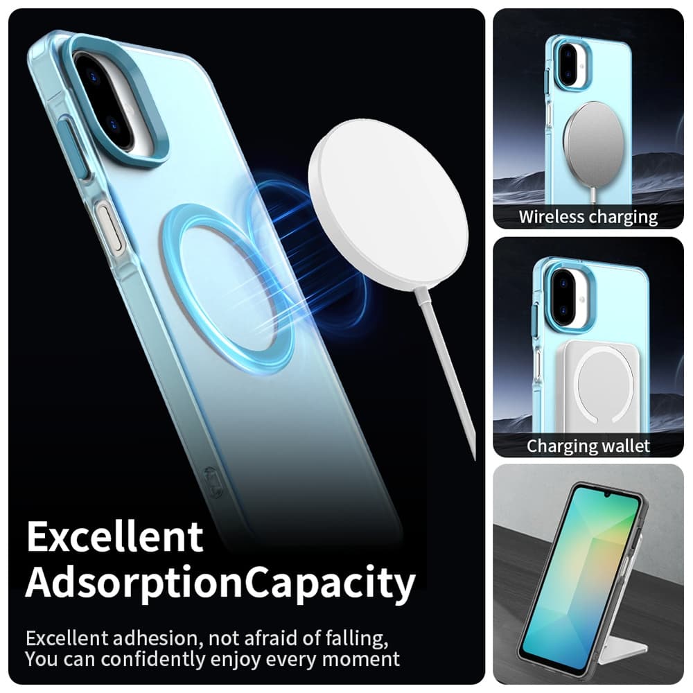 Techsuit CandyCase MagSafe pro Samsung Galaxy A07 4G modrý - náhled 2