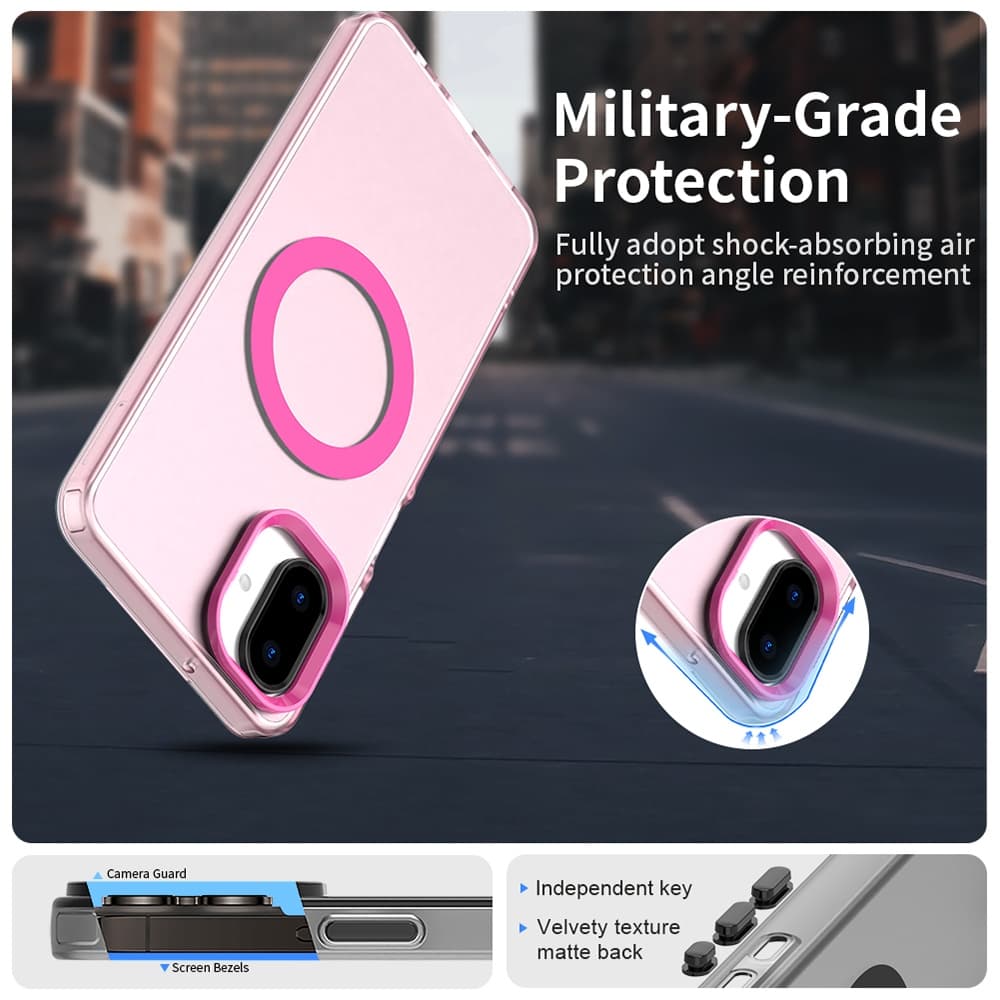 Techsuit CandyCase MagSafe pro Samsung Galaxy A07 4G růžová - náhled 2