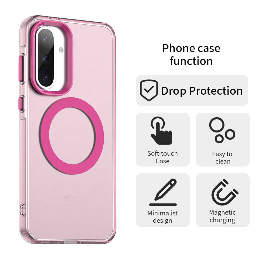 Techsuit CandyCase MagSafe pro Samsung Galaxy A36 5G růžová - náhled 2