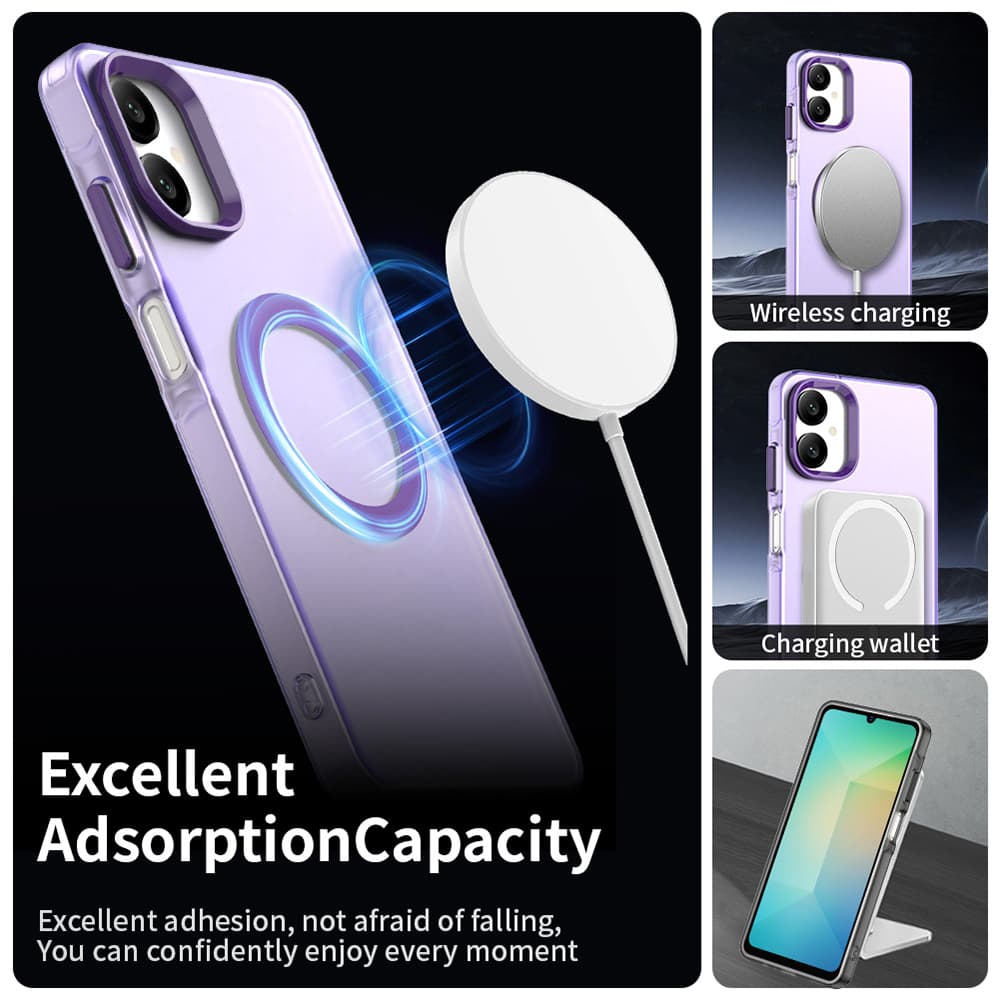 Techsuit CandyCase MagSafe pro Samsung Galaxy A06 fialová - náhled 2