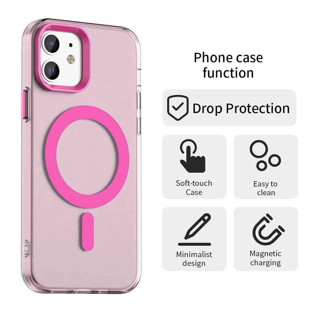 Techsuit CandyCase MagSafe pro iPhone 12 iPhone 12 Pro růžová - náhled 2