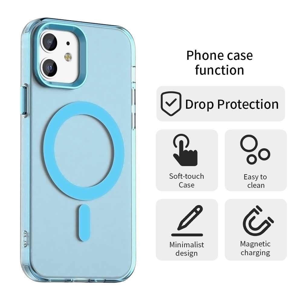 Techsuit CandyCase MagSafe pro iPhone 12 iPhone 12 Pro modrá - náhled 2