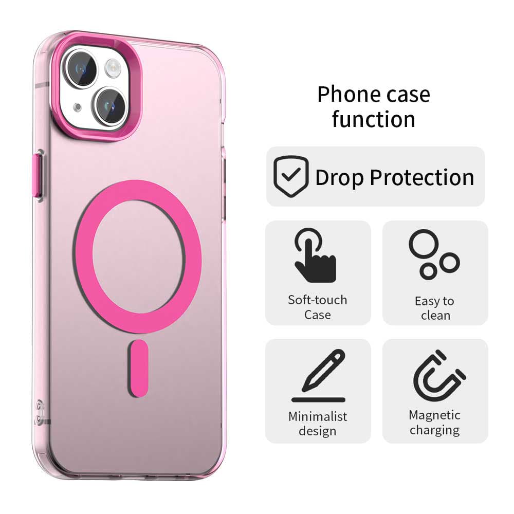 Techsuit CandyCase MagSafe pro iPhone 13 růžový - náhled 2