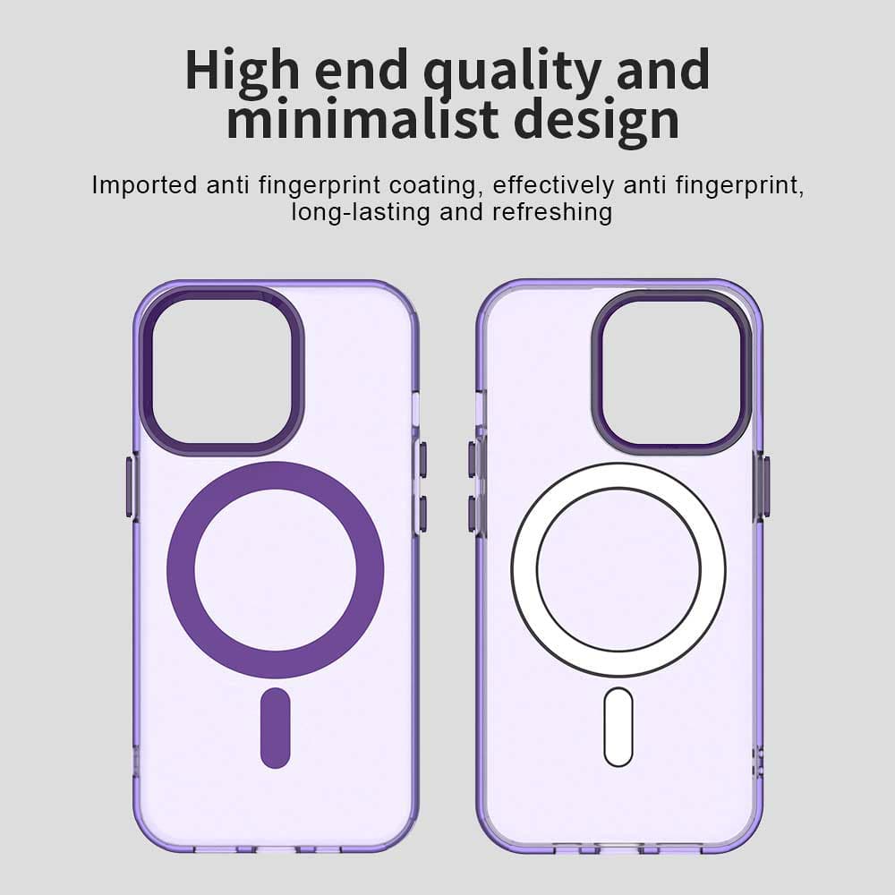 Techsuit CandyCase MagSafe pro iPhone 14 Pro fialová - náhled 2