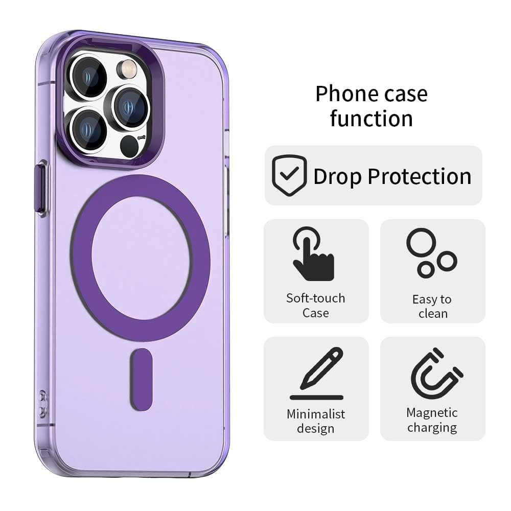 Techsuit CandyCase MagSafe pro iPhone 14 Pro Max fialová - náhled 2