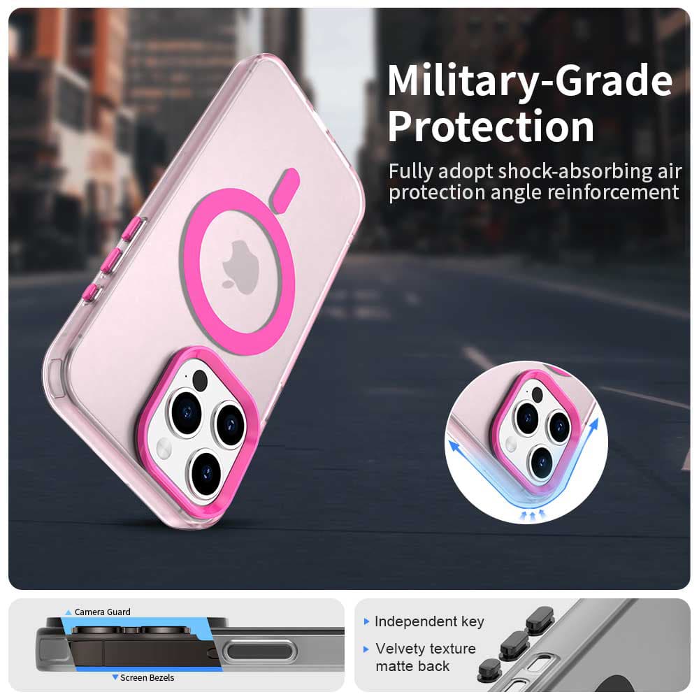 Techsuit - CandyCase MagSafe - iPhone 15 Pro - růžová - náhled 2