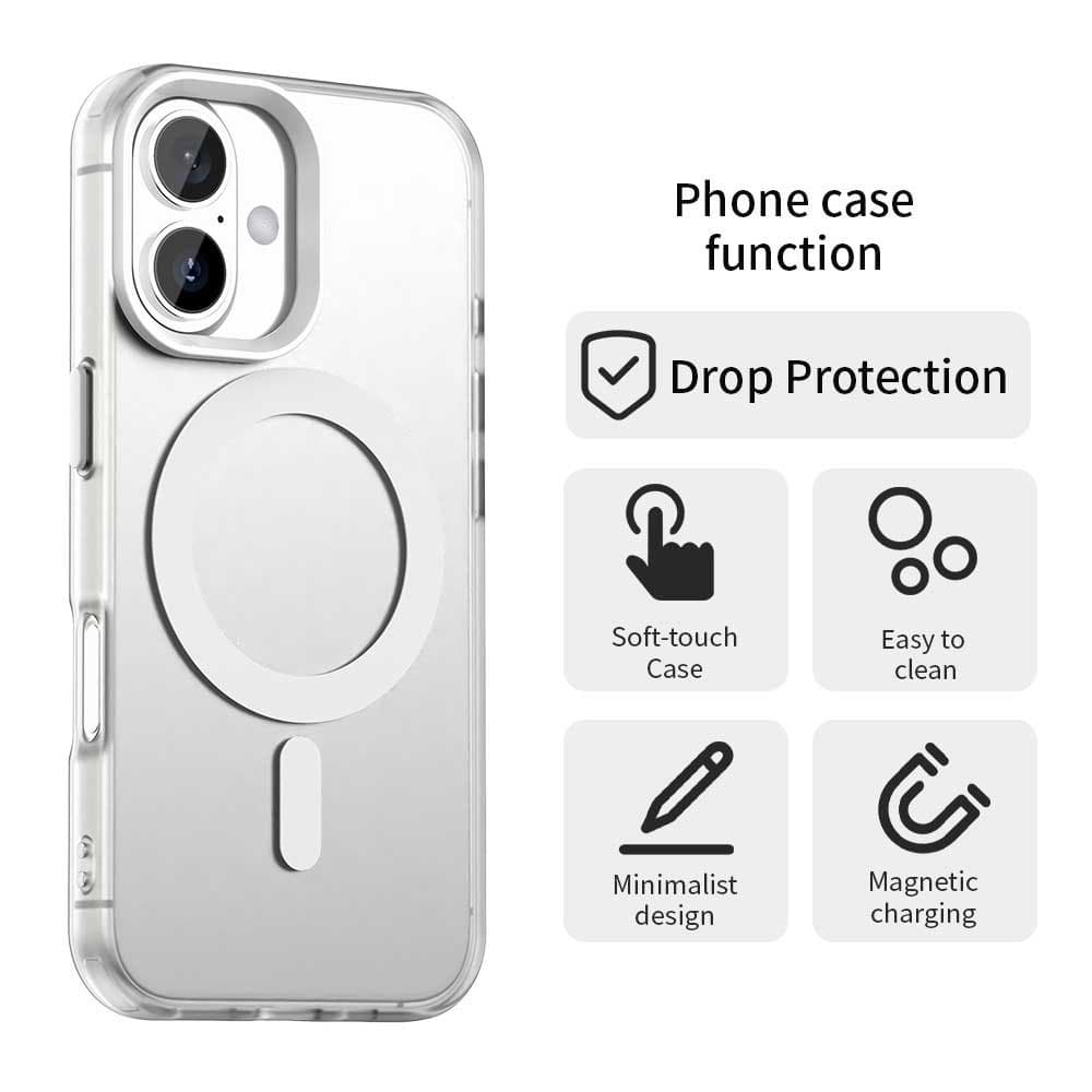Techsuit CandyCase MagSafe pro iPhone 16 bílý - náhled 2