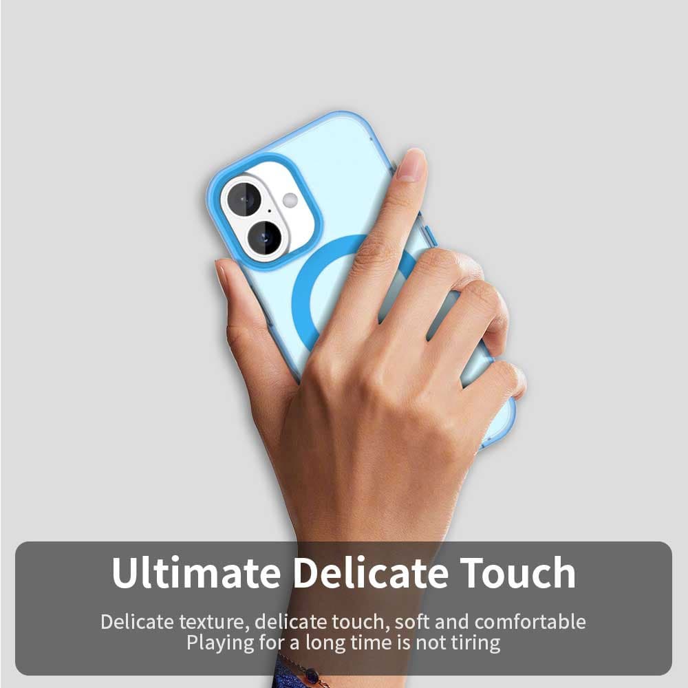 Techsuit CandyCase MagSafe pro iPhone 16 Plus modrá - náhled 2