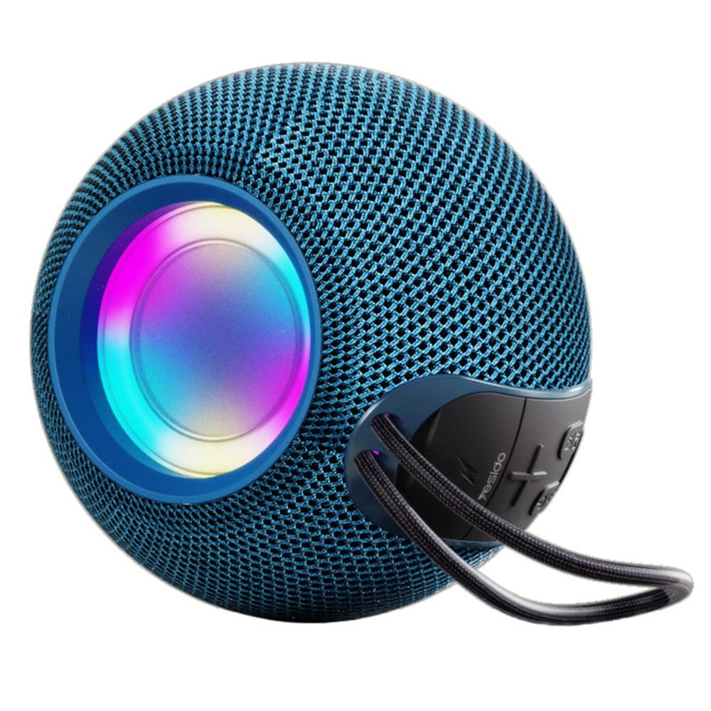 Yesido Wireless Speaker YSW13 Bluetooth 5.1 RGB světla přenosný modrý - náhled 2