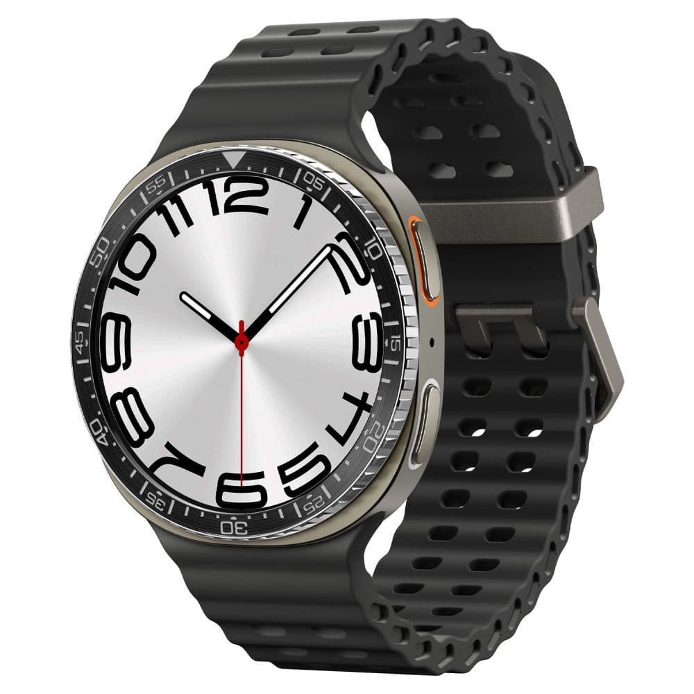 Spigen Bezel Tune Diver pro Samsung Galaxy Watch8 44mm nerezová ocel černá - náhled 2