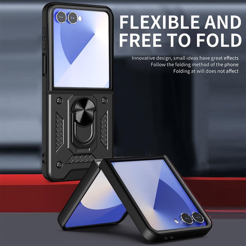 Techsuit CamShield Series Samsung Galaxy Z Flip7 Modrá - náhled 2