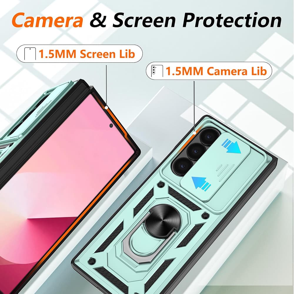 Techsuit CamShield Series Samsung Galaxy Z Fold6 zelený - náhled 2