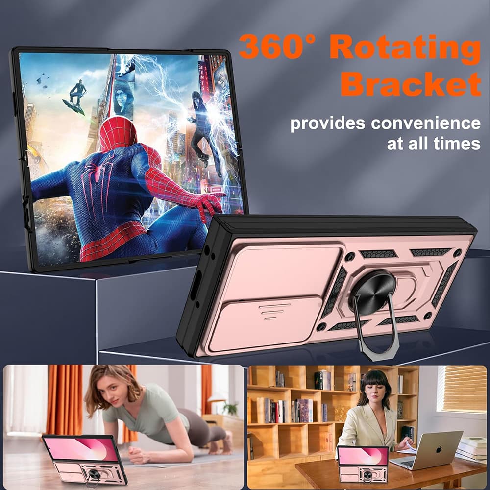 Techsuit CamShield Series Samsung Galaxy Z Fold6 Rose Gold - náhled 2