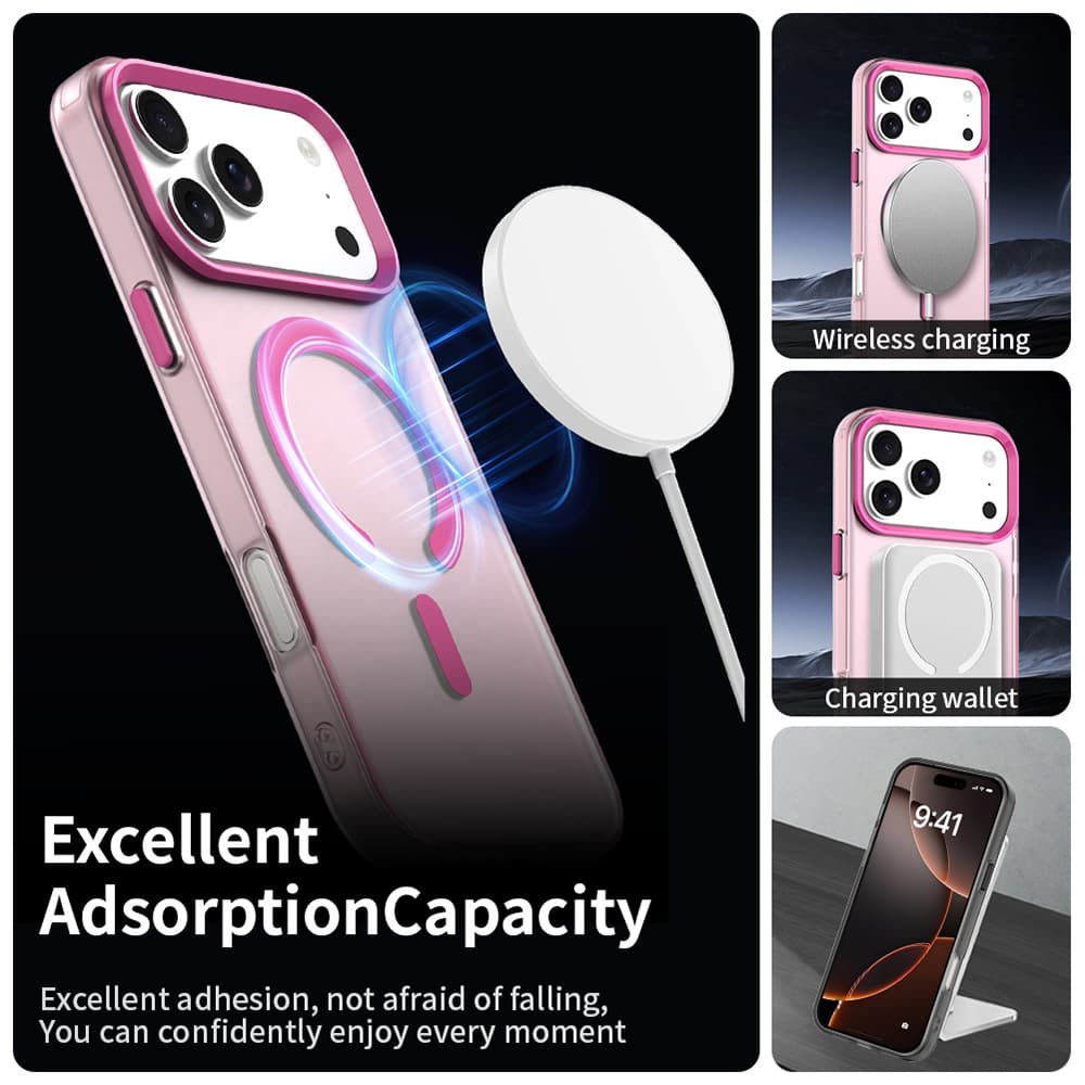 Techsuit CandyCase MagSafe pro iPhone 17 Pro růžová - náhled 2