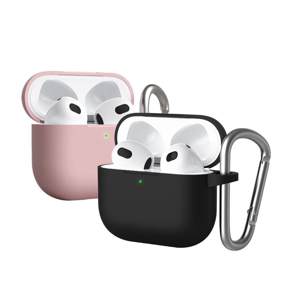 Blueo Liquid Silicone ochranné pouzdro pro AirPods 3 tmavě modré - náhled 2