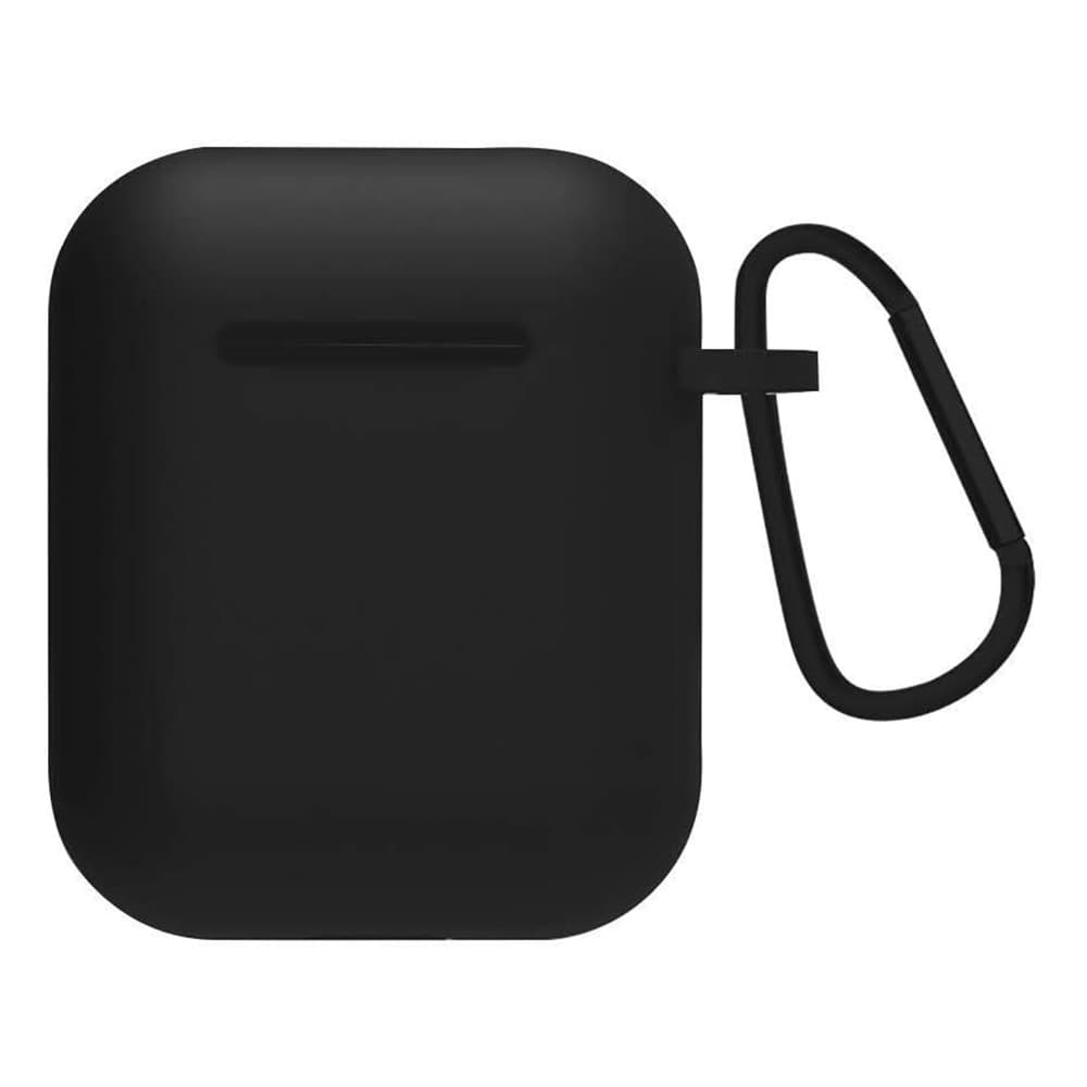 Blueo Liquid Silicone ochranné pouzdro pro AirPods 1 černé - náhled 2