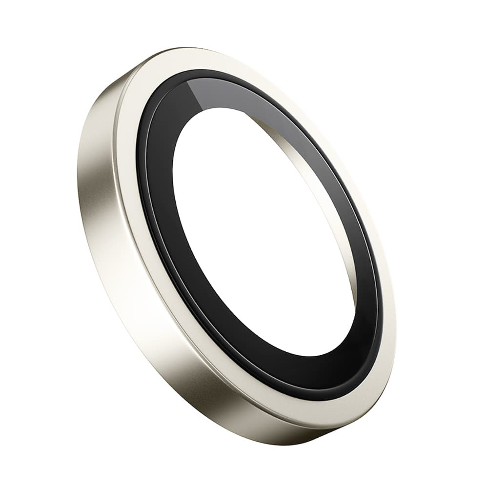 Blueo Original Metal Frame Lens Protector pro iPhone 15/15 Plus žlutý - náhled 2