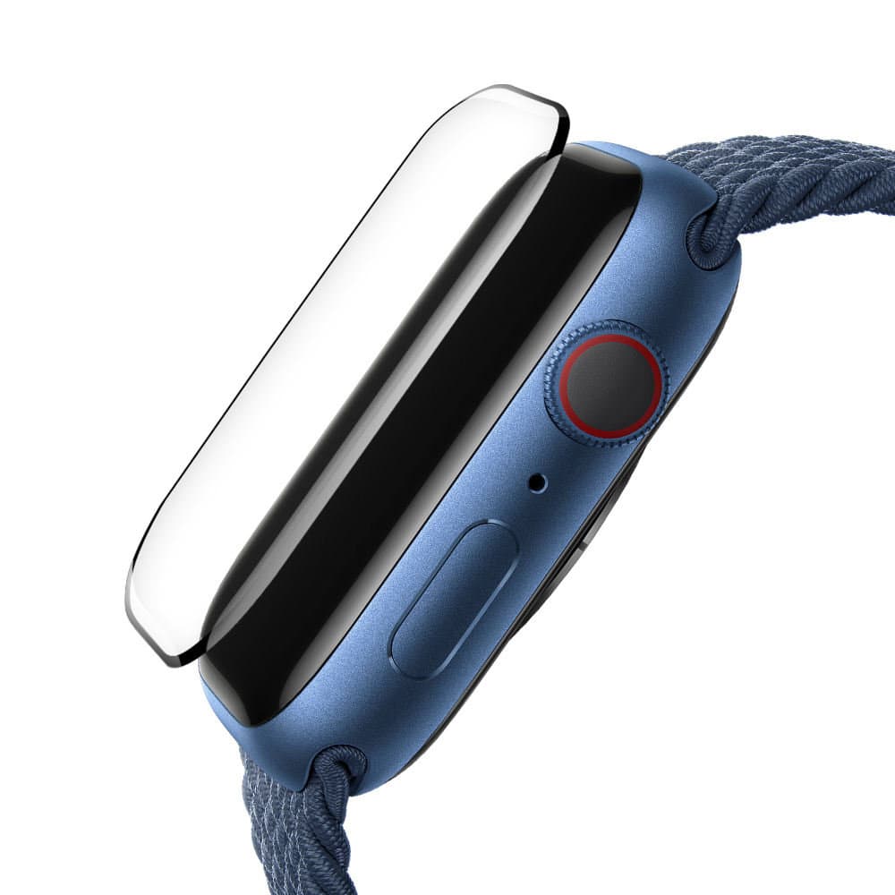 Blueo ochranná fólie s lokátorem Apple Watch 10 42mm 11 42mm černá - náhled 2