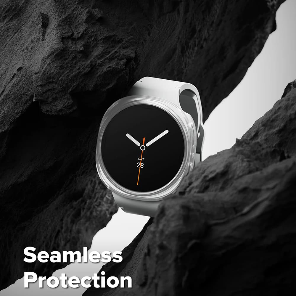 Ringke 2ks Slim pouzdro Samsung Galaxy Watch8 44mm čiré matně černé - náhled 2