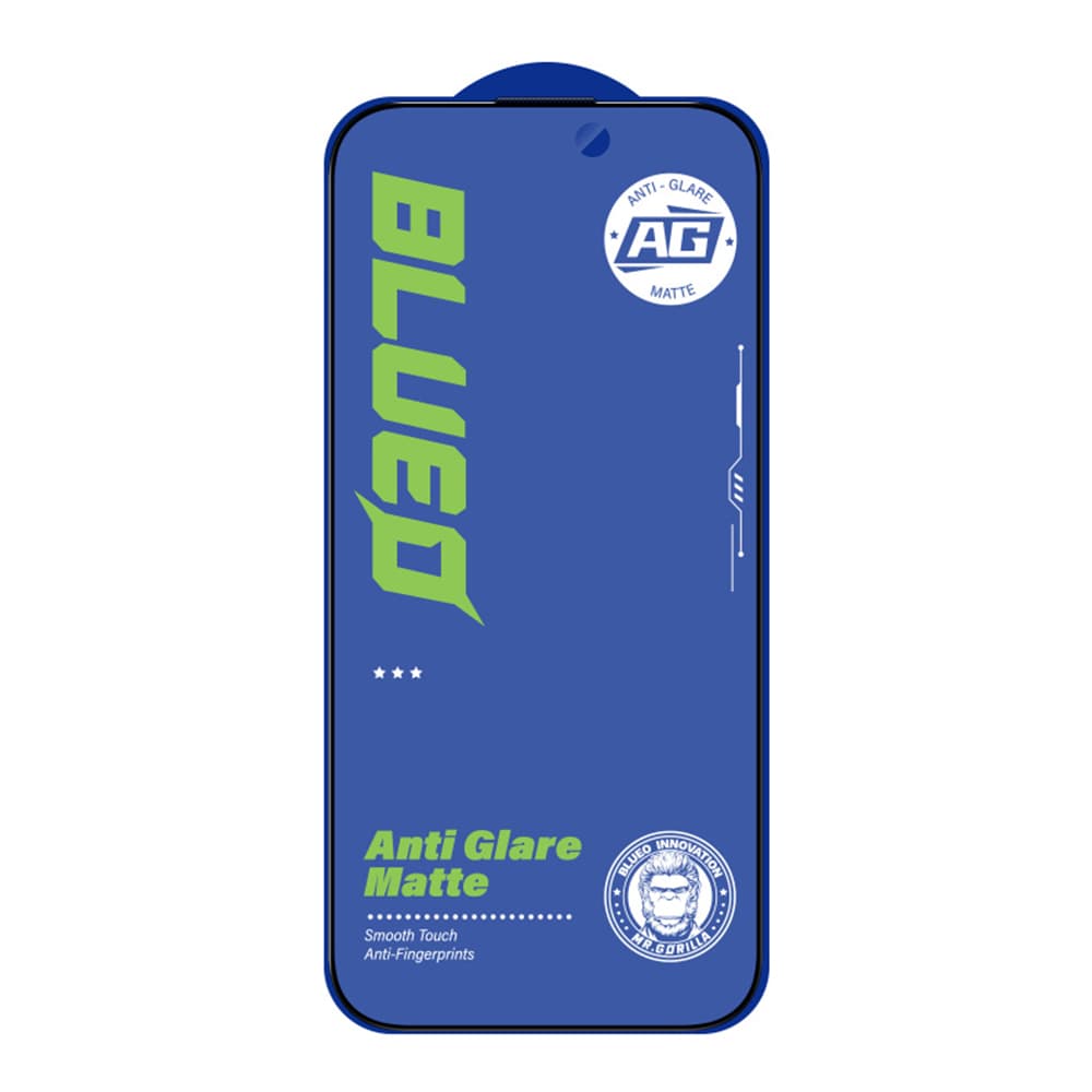 Blueo - matné sklo proti oslnění - iPhone 15 Pro Max - černá - náhled 2