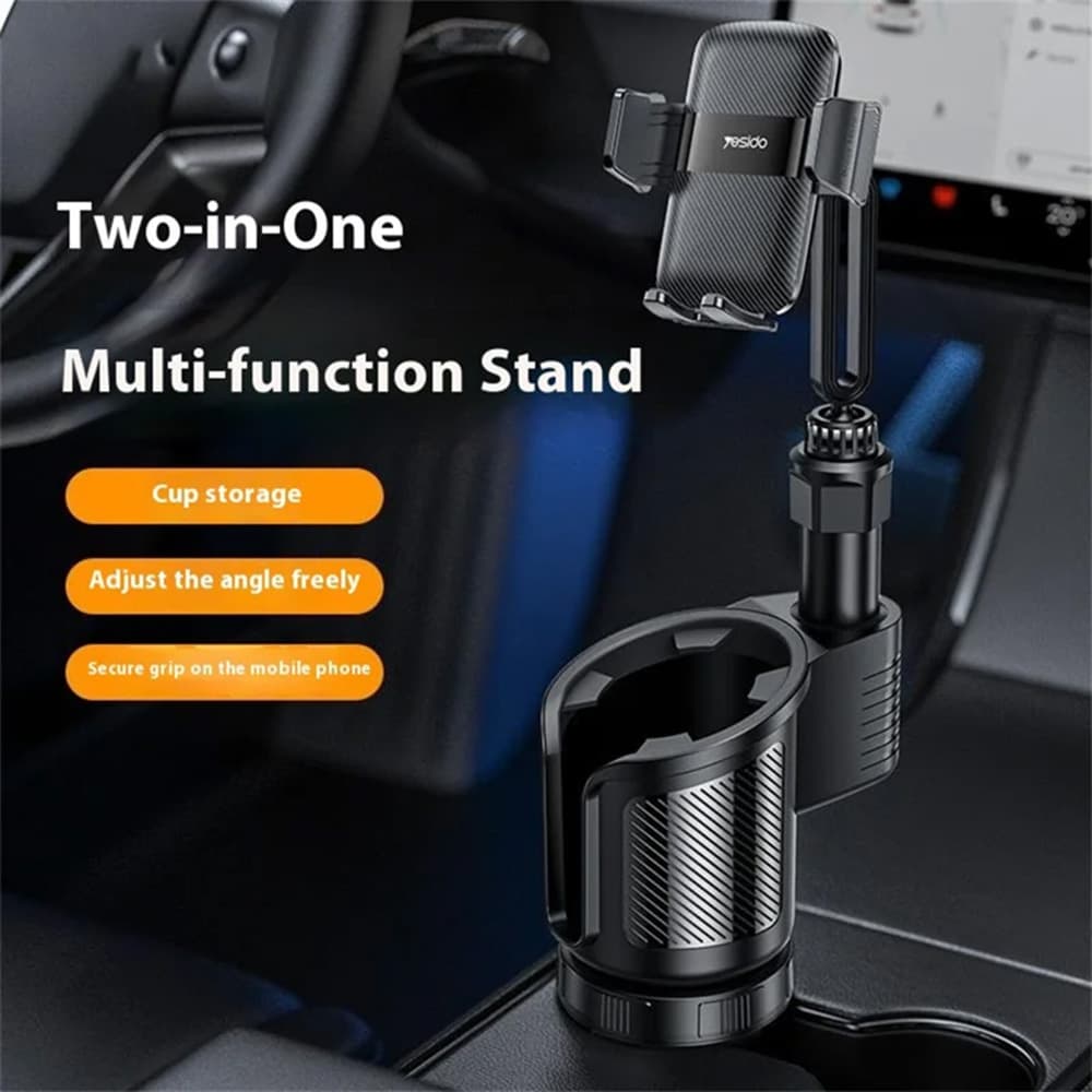 Yesido Car Holder 2in1 C273 Držák do auta na telefon černý - náhled 2