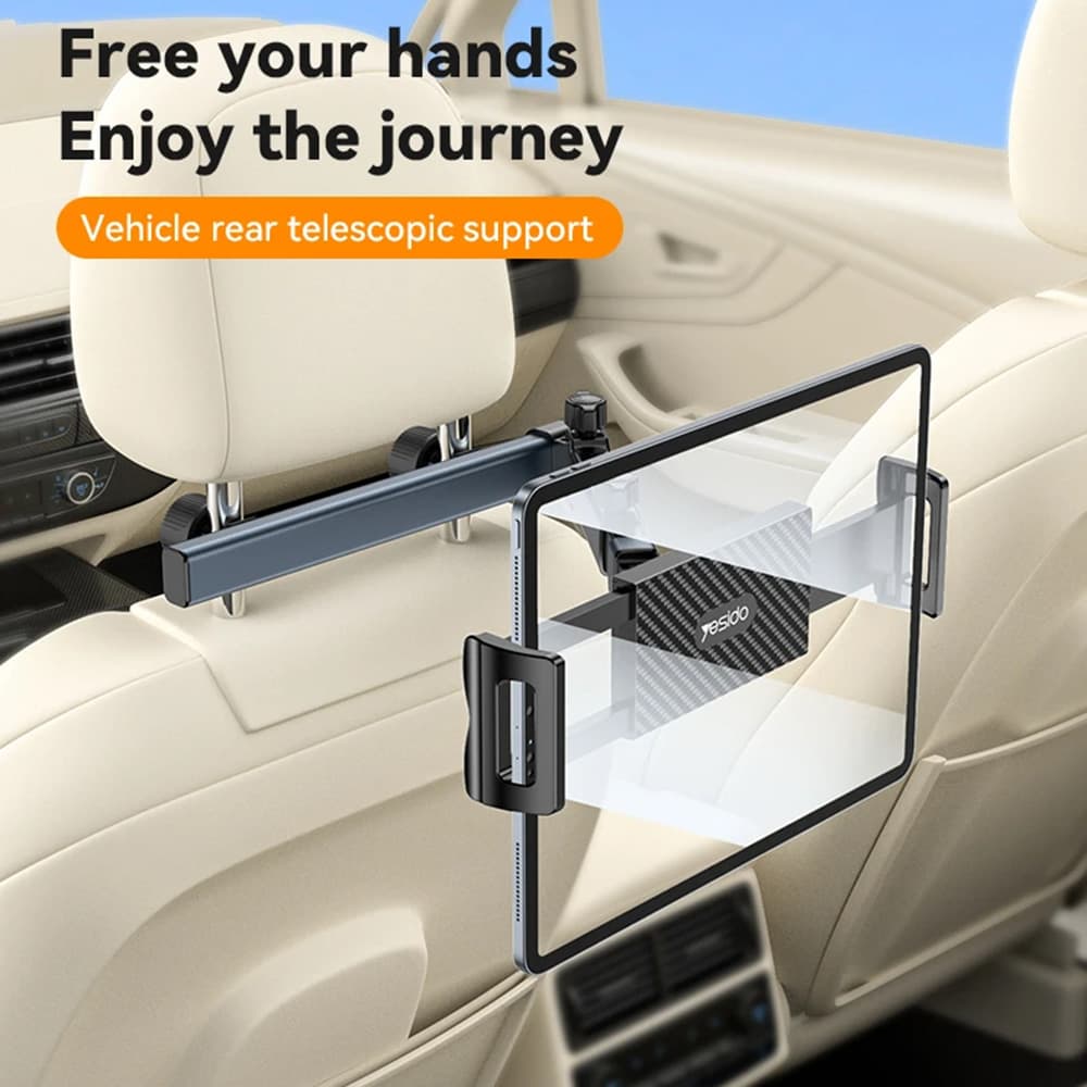 Yesido Car Holder C294 na opěrku hlavy 360 teleskopický černý - náhled 2
