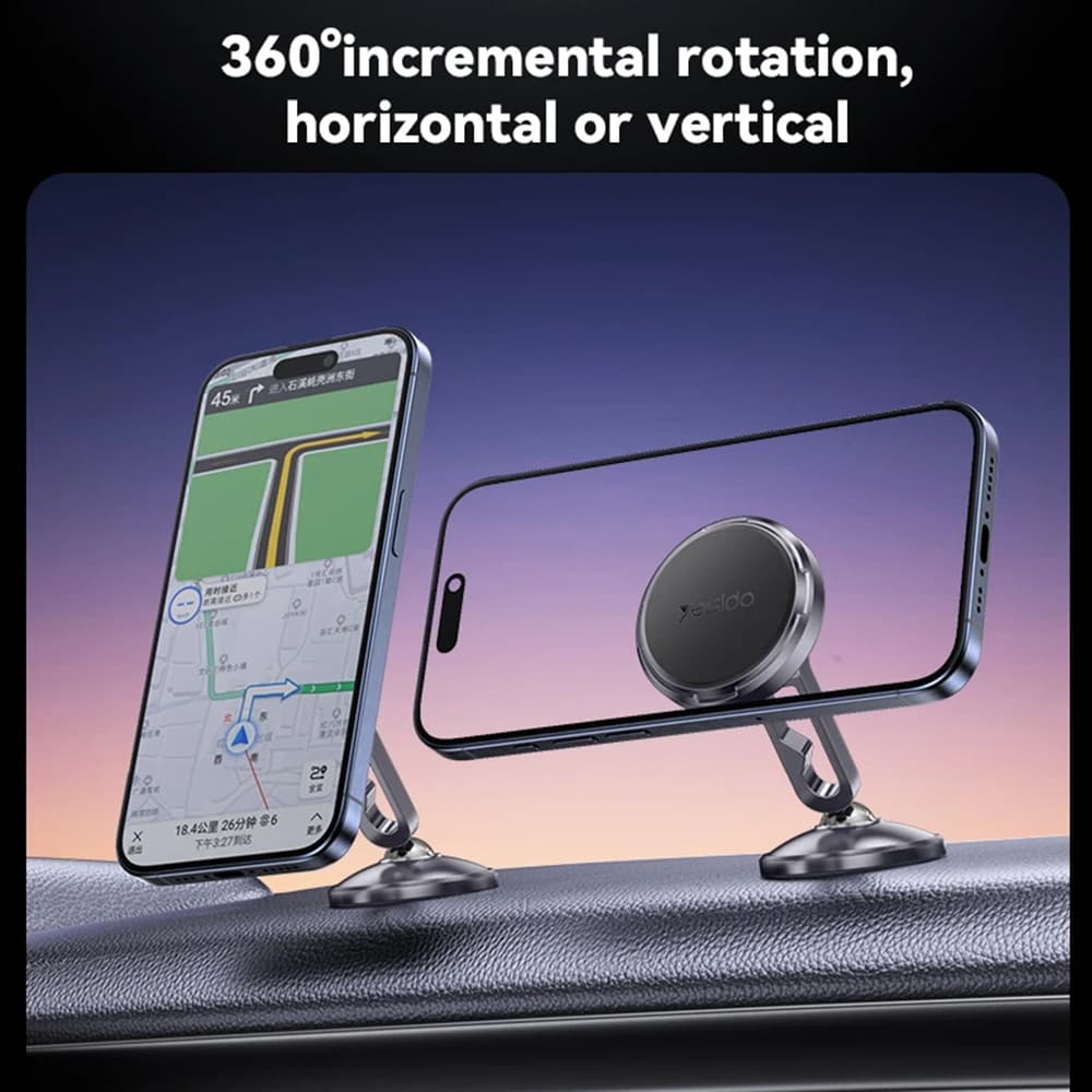 Yesido Car Holder C210 Magnetický na palubní desku černý - náhled 2