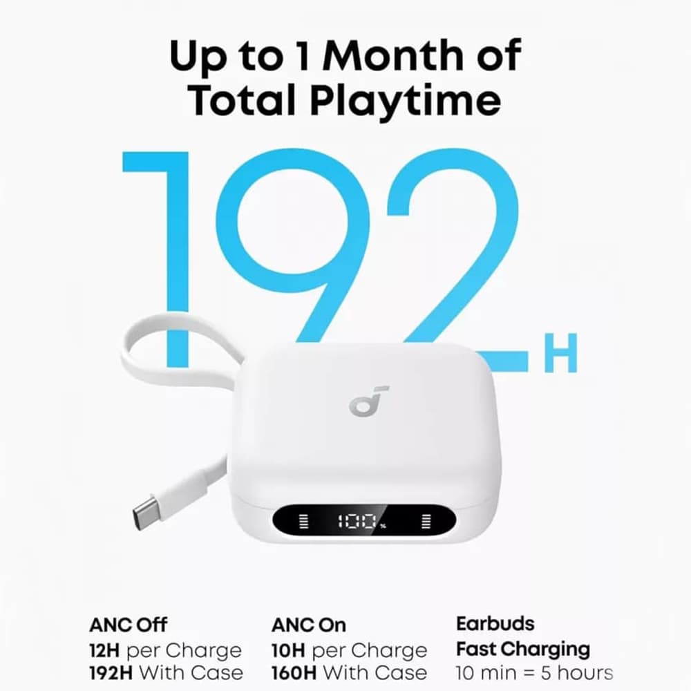 Anker Wireless Earbuds P41i Ultimate MFI Version A3937G12 bílá - náhled 2
