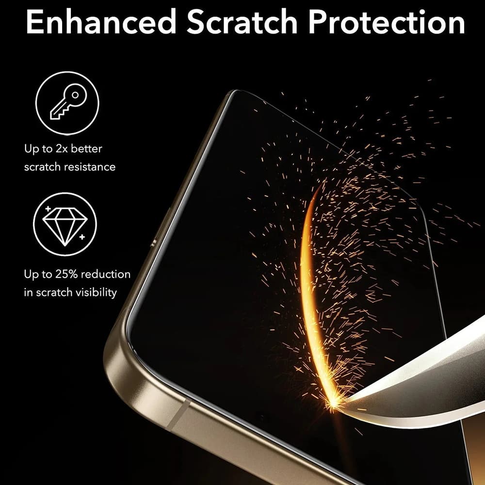 ESR Corning Gorilla Glass UltraFit (3 pack) pro iPhone 17 Pro Max černé - náhled 2