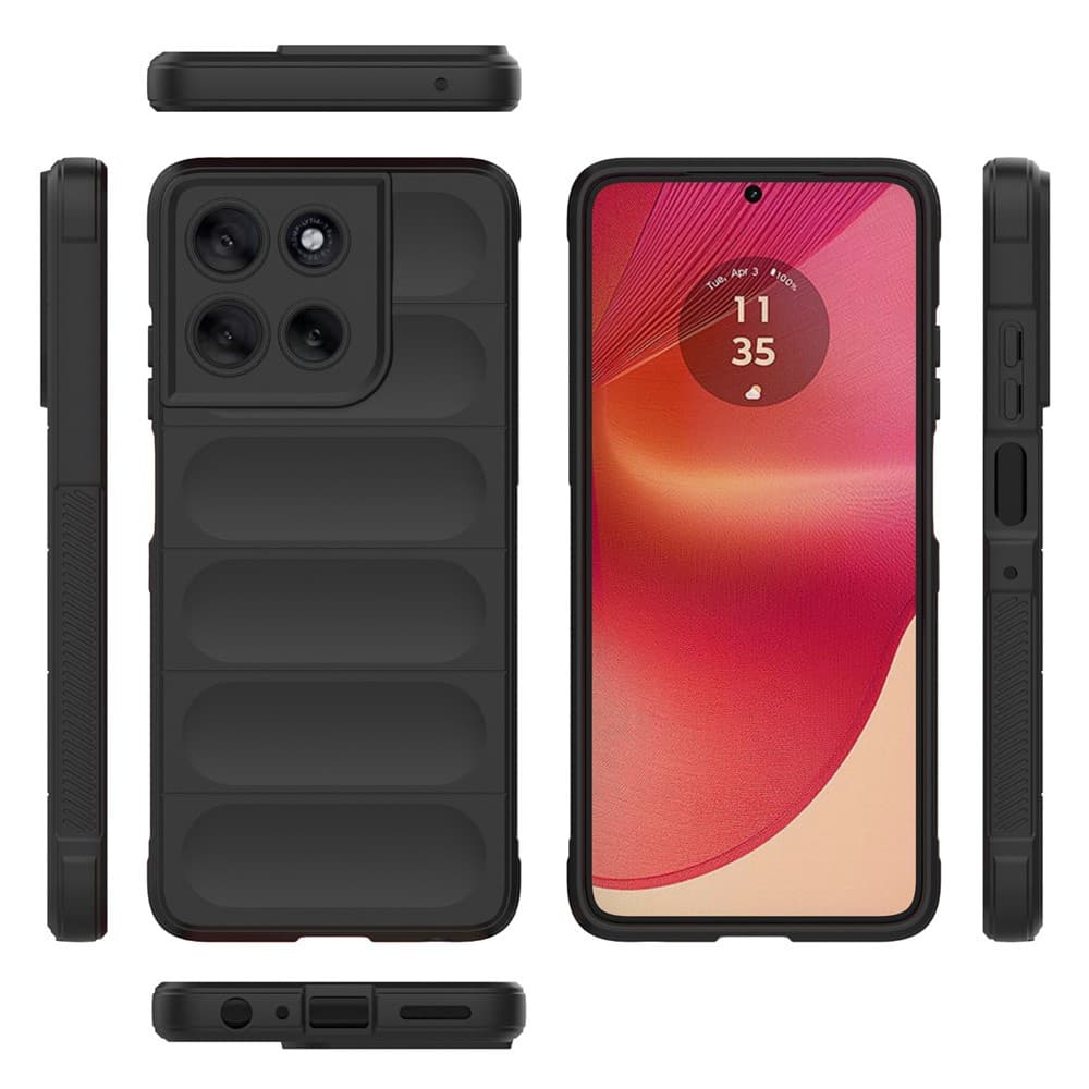 Ochranný kryt Techsuit Magic Shield pro Motorola Moto G56 černý - náhled 2