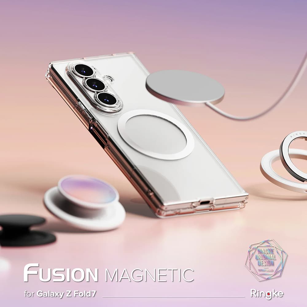 Ringke Fusion MagSafe pro Samsung Galaxy Z Fold7 průhledný obal - náhled 2