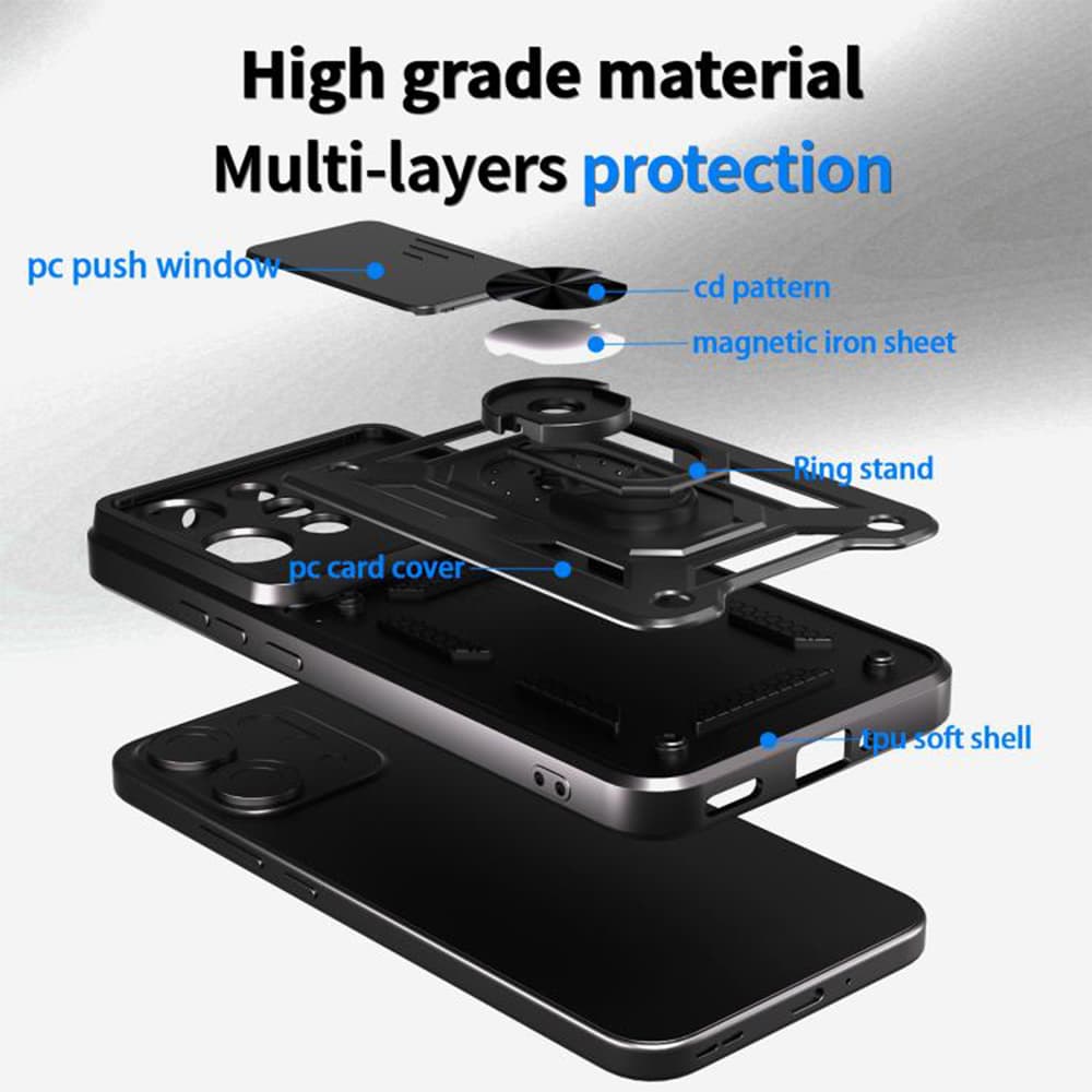 Techsuit CamShield Series pro Oppo Reno14 F Reno14 FS 5G černý - náhled 2