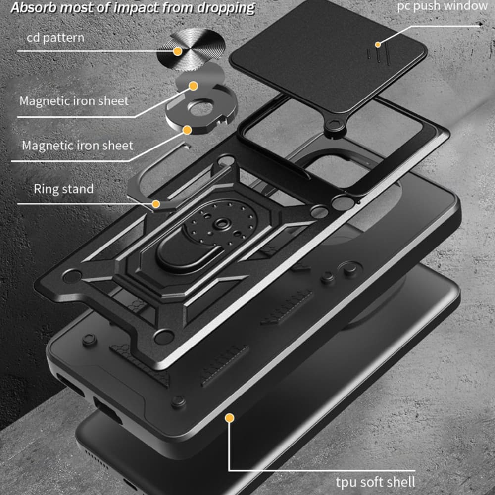 Techsuit CamShield Series pouzdro pro Nothing Phone (3) černé - náhled 2