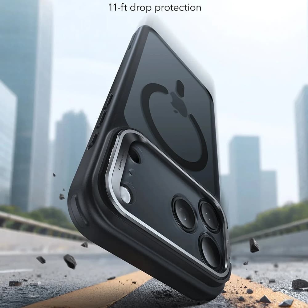 ESR Classic Hybrid HaloLock Kickstand pro iPhone 17 Pro Max v matné černé - náhled 2