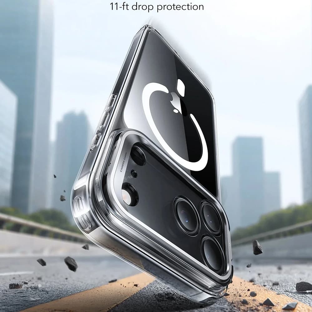 ESR Classic Hybrid HaloLock Kickstand iPhone 17 Pro Max průhledný - náhled 2